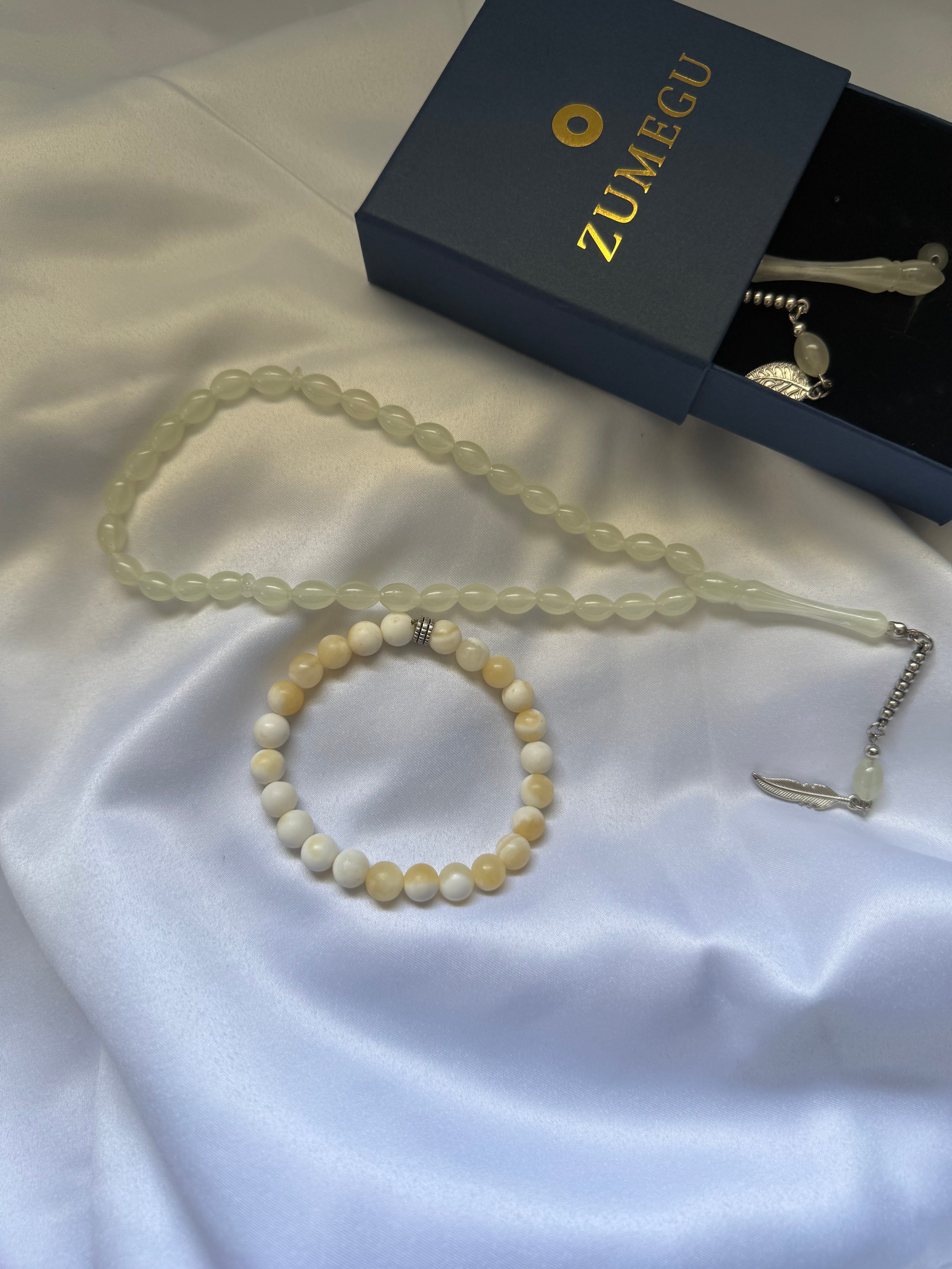 White Clay Energy Bracelet