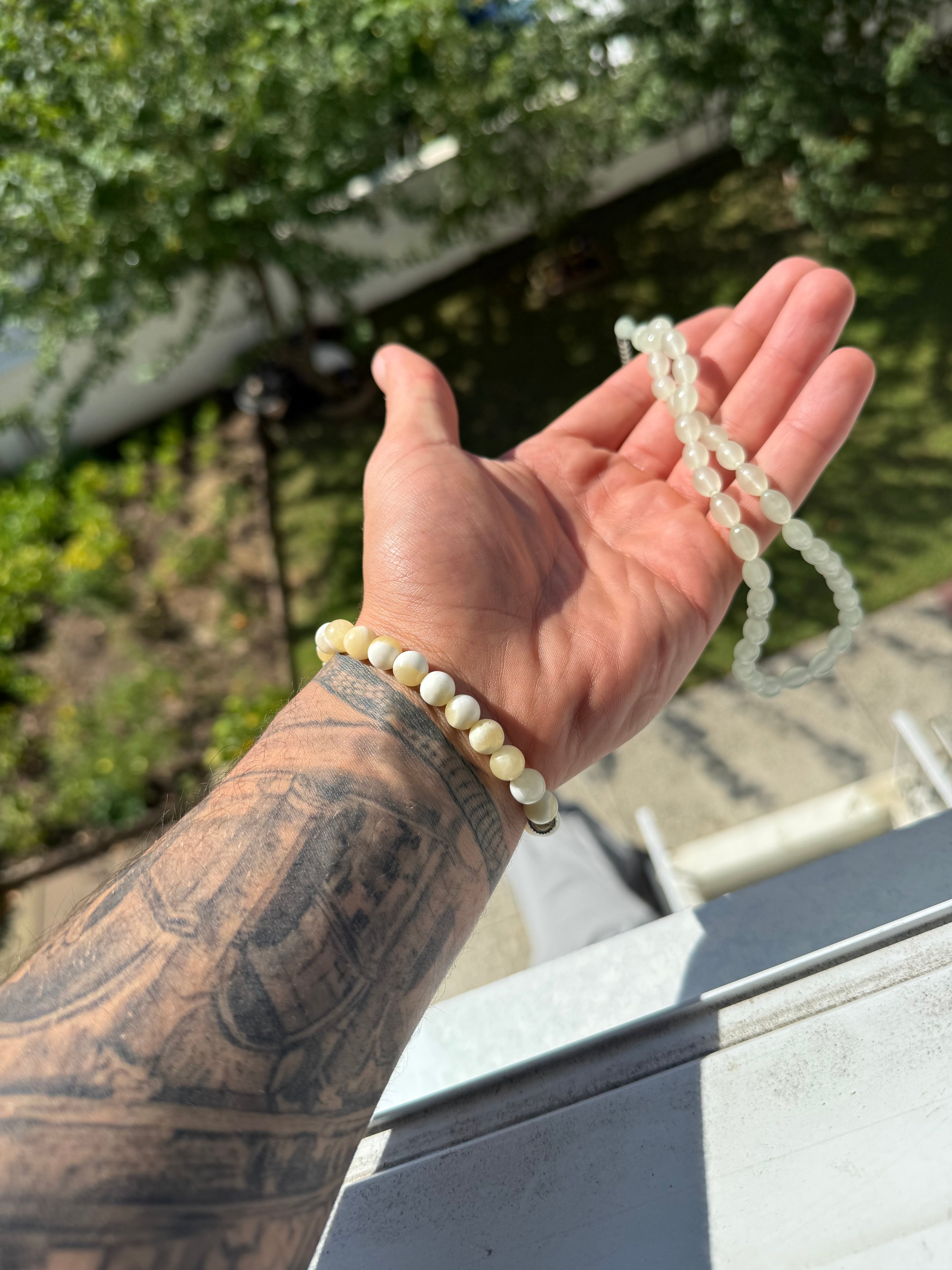 White Clay Energy Bracelet